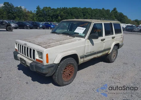 2000 Jeep Cherokee Sport из США, поврежденный, VIN 1J4FF48S8YL101426
